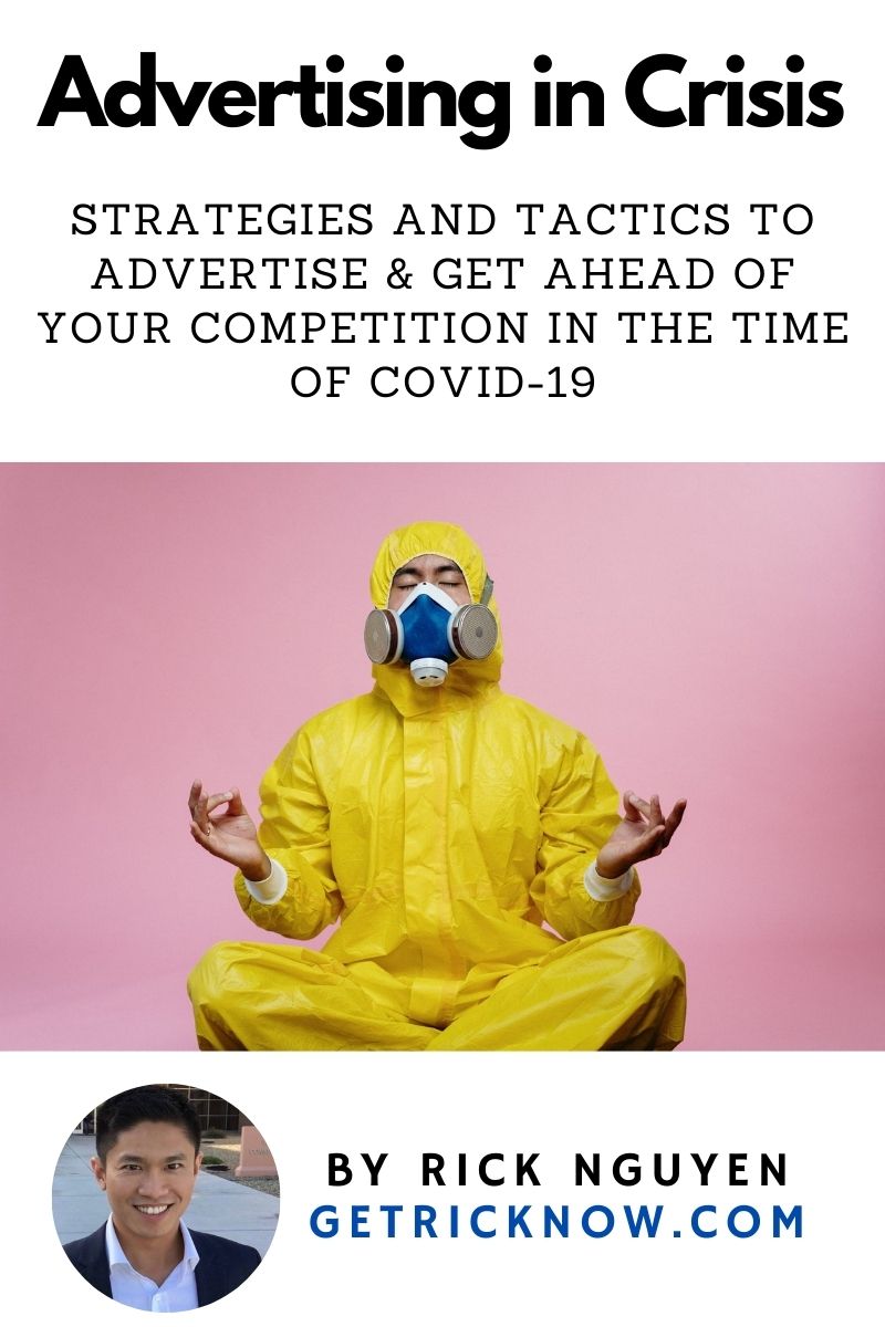 Cover image of Strategies and Tactics to Advertising During COVID19 pandemic by Rick Nguyen